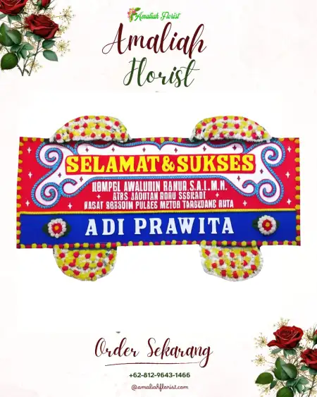 Papan Bunga Ucapan Selamat Cidatar